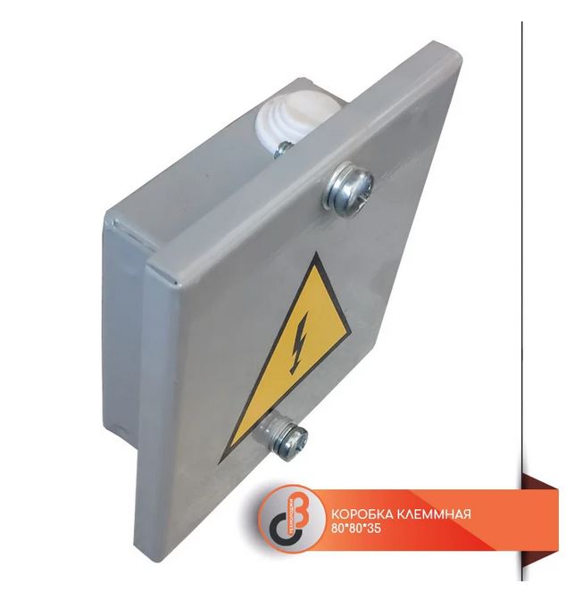 Клеммная коробка металлическая 80х80х35 KKR-M-01 | производитель OB ...